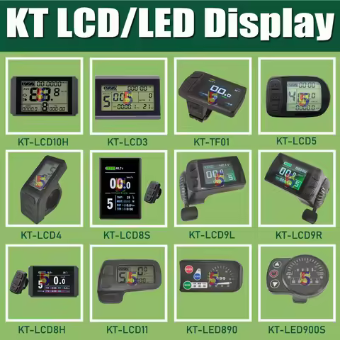 KT Display 24V/36V/48V KT LCD3/4/5/8/9/10/11/LED890/900S TF01 Display with Julet WP Plug/SM Plug For