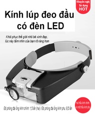 Kính lúp đeo đầu có đèn độ zoom 1.5X 3X 8.5X 10X - 81007A