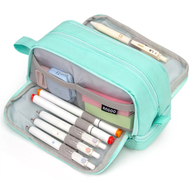 【DAYUFU】 Minimalist Aesthetic Pencil Case Carry-All Oxford Cloth Pencil Case Large Capacity with Mul