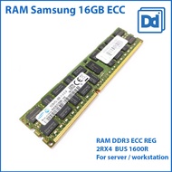 RAM SAMSUNG ECC REG 16GB 32GB DDR3-1600R PC3-12800R For server / workstation