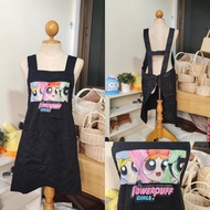 *Delivery Within 2 Days* Second-Hand Japanese Apron All Black Good Condition New Items Are Focused O