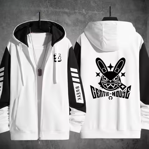 Zenless Zone Zero 3D Print Zip Up Women/Men Hoodie Sweatshirt ZZZ ZZZERO Cunning Hares Cosplay Zippe