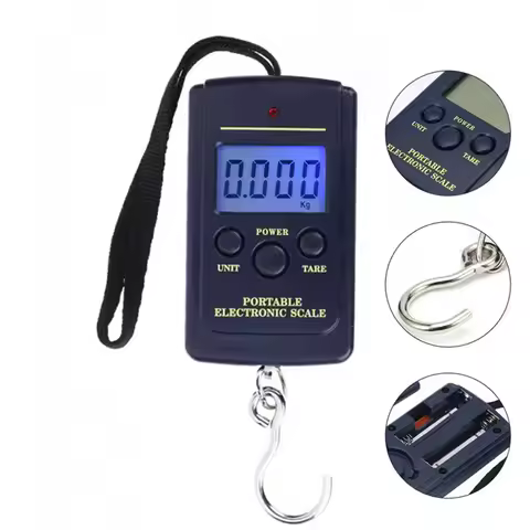 1PC Multifunctional Mini 40kg/10g Electronic Hanging Fishing Luggage Balanca Portable Digital Handy 