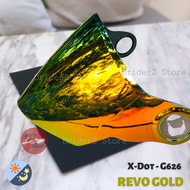 [VISOR] GRAYFOSH X12J - New Upgraded Version/Clear/Tinted/Revo Gold/Revo Blue  - Driderz Helmets Sho