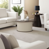 Flutoria Lincoln 2.3ft Coffee Table 2.3ft  | Meja Kopi | Square Coffee Table | Export Quality