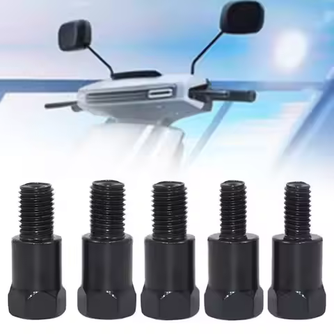 8/10mm M8 M10 Clockwise Mirror Adapter Metal Heighten Rearview Bolt Screw Thread Conversion Bolt Mot