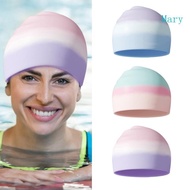 Mary Swimming Hat for Women Teen Short Long Hair Silicone Swim Hat Water Resistant Surfing Hat Comfo