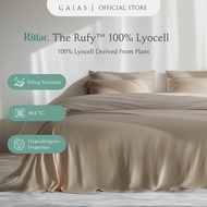 RIFFAR The Rufy™ 100% Lyocell Bed Sheet Set 4 in 1 - Size Single/Super Single/Queen/King/Super King