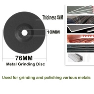 10Pcs Stainless steel Grinding Disc/3In Stainless steel Polishing disc/Metal Flat flap disc