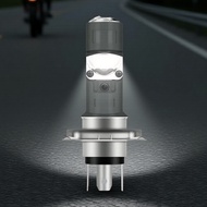 XIAPI Motorbike H4 CSP LED Headlight Lens, Dual Color White Yellow, Fits Scooters  Lampu Hadapan Mot