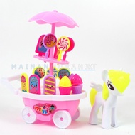 0 Toys Children ICE CREAM FI529 ICE CREAM Horse PONI SET ICECREAM LOLIPOP