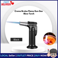 Shoptings Creme Brulee Flame Torch Gas blow Torch Lighter Heating ignition Butane - Black/Grey Culin