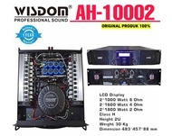 Power Amplifier WISDOM AH10002 / AH 10002 | Original Garansi Resmi 1 Tahun