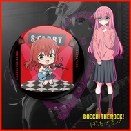 Bocchi The Rock Anime Button Pins / Badge