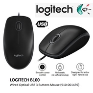 LOGITECH B100 OPTICAL USB MOUSE