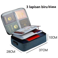 tas penyimpan dokumen tas dokumen F4 tas dokumen besar tas dokumen tahan api dan air tempat berkas d