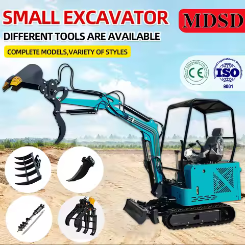 Special Price Mini Excavator Diesel With Attachments Small Digger EURO5 Mini Hydraulic Excavator Wit