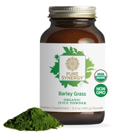 PURE SYNERGY Organic Barley Grass Juice Powder | Chlorophyll-Rich Greens Powder | Organic Cold-Press