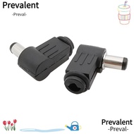 PREVALENT 90 Degree Welding Connector, 5.5x2.1mm 5.5x2.5 mm Socket DC Power Male Plug, DC Power Male