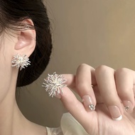 Dandelion Earrings Unique Exaggerated Design Earrings Earrings
