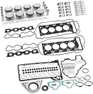 Engine Gasket Piston Bearing Overhaul Rebuild Kit Compatible for BMW X5 X6 550i 750i F06 F10 F11 E70