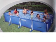 INTEX 28272 原廠 長方形框架大游泳池 300cm*200cm*75cm 可以全家大人小朋友一起玩水游泳戲水