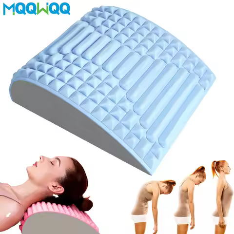 Back Stretcher Pillow for Back Pain Relief,Lumbar Support,Herniated Disc,Sciatica Pain Relief,Postur