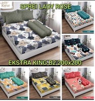 sprei lady rose 200x200 tinggi 20