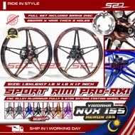 Sport Rim Hypertech Pro-RX1 5 Star PNP NVX155 V1 V2 1.6 1.6 X 17 Inch With Disc 260mm Cast Casting W