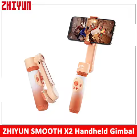 ZHIYUN SMOOTH X2 Handheld Smartphone Gimbal Stabilizer 2 Axis Extendable Rod Phone Gimbals for iPhon
