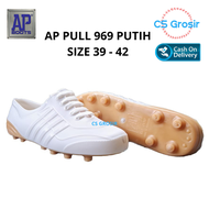 BISA COD - AP Cucuk 969 Putih - Sepatu Pria AP Boots Cucuk Putih Size 37-43 - Sepatu Karet AP Boots