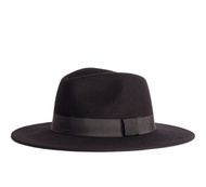 หมวกในตำนาน คลาสสิก Fedora VINTAGE อังกฤษหมวก Outdoor Sun-shading หมวกชายหาดหมวก สีดำและสีอื่นๆ พร้อมจัดส่ง [panama hats]