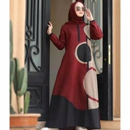 GAMIS WANITA BAJU GAMIS POLOS WANITA MODERN TOYOBO NINOS 013 CANTIK