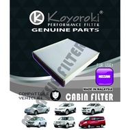 NISSAN SENTRA(G10) X-TRAIL(T30) TEANA(J31) NAVARA(D23) MURANO(Z50) SERENA(C24) CABIN FILTER RNS-4M40