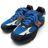 全新未使用 □ New Balance KITH MSG New Balance Kith 麥迪遜廣場花園 U993MG 美國製造 993 麂皮網面低筒運動鞋 黑色/藍色 男款 25.5 碼 帶鞋盒