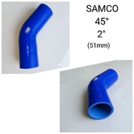 Silicone samco elbow 45 degree 2" Silicone elbow 45 degrees 2 inch / 51mm