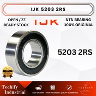 IJK 5203 2RS Double Row Angular Contact Ball Bearing 100% Original