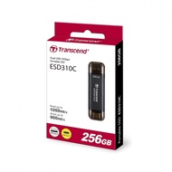 Transcend 創見 ESD310C 256G SSD Type-C 高速 行動固態硬碟 USB 3.1 黑色 （TS-ESD310C-256G）