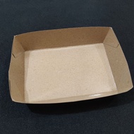 Kraft PAPER TRAY 17X11 OAKEY CHOCOLATE LAMINATION FOOD CONTAINER DINE IN
