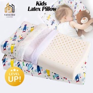 【SG】Breathable Kids Natural Latex Pillow Toddler Memory Pillow with Organic Cotton Cover 44*27*6cm