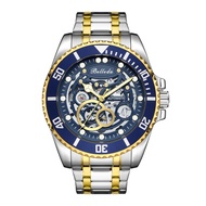 JAM TANGAN ORIGINAL AUTOMATIC BELLEDA 9479 RANTAI JAM TANGAN STAINLESS STEEL