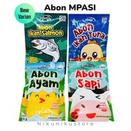 MPASI Floss Abiqu Floss 15 gr beef floss tuna floss chicken floss without MSG without preservatives