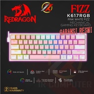 REDRAGON FIZZ - K617-RGB PINK WHITE RED SWITCH MECHANICAL GAMING KEYBOARD