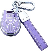 Key Fob Cover Case Compatible with Nissan Altima Armada Cube Maxima 350Z NV Rogue Quest Sentra Versa