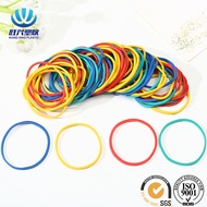 Binding High Elastic Packing High Temperature Resistant Rubber Band Direct Supply Color Cowhide Band