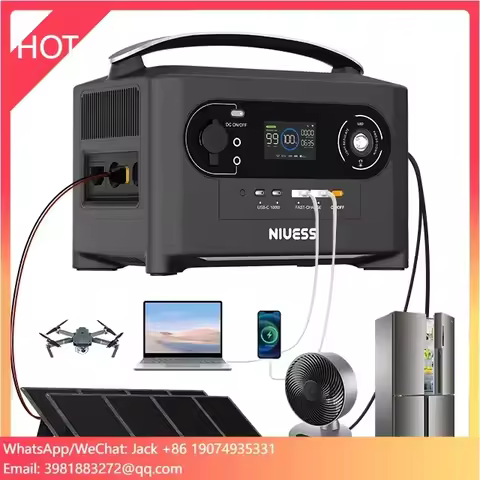 Portable Lifepo4 Lithium Battery Power Banks Station Generator Home Solar 700w 1200w 2000w 5000w Out