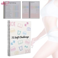[Abbraccia] 75 Soft Challenge Journal Convenient Hardcover Workout Log Efficient Planning Organizer 