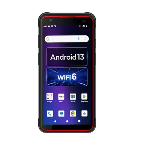 Android 13 Handheld PDA 6 inch Scanner Device Waterproof Label Reading PDA Terminal Google Store Inv