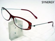 【angel精品眼鏡】┌☆SYNERGY☆┐醫用高科技金屬線_NXT聚合物超輕盈鏡架3001*無螺絲.延展性強
