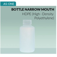 3000mL PLASTIC BOTTLE. Narrow Mouth. Bottle HDPE. NIKKO/AS-ONE